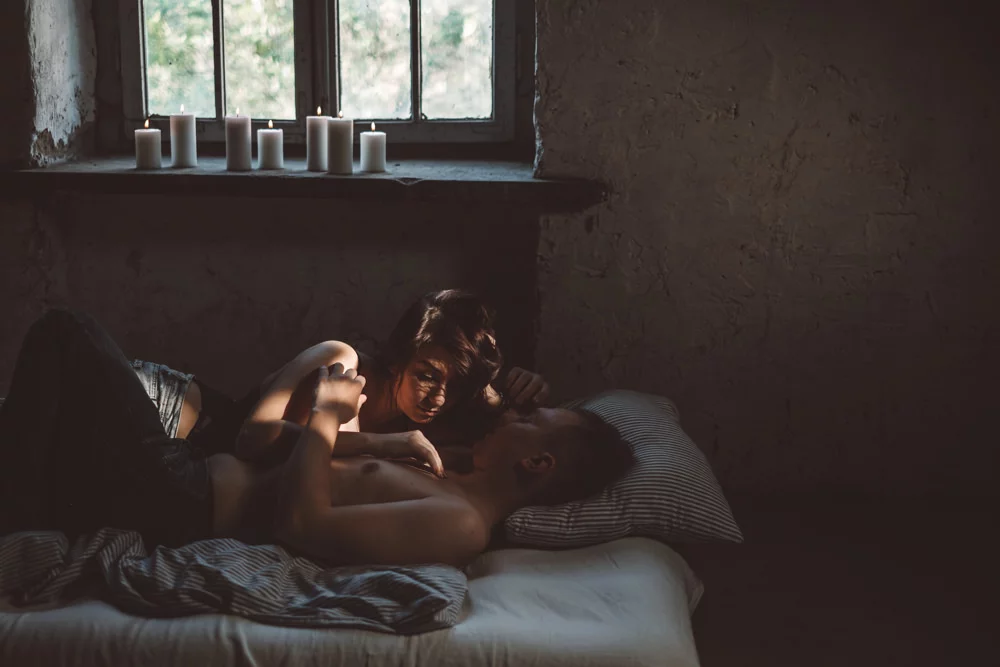 intymna sesja we dwoje