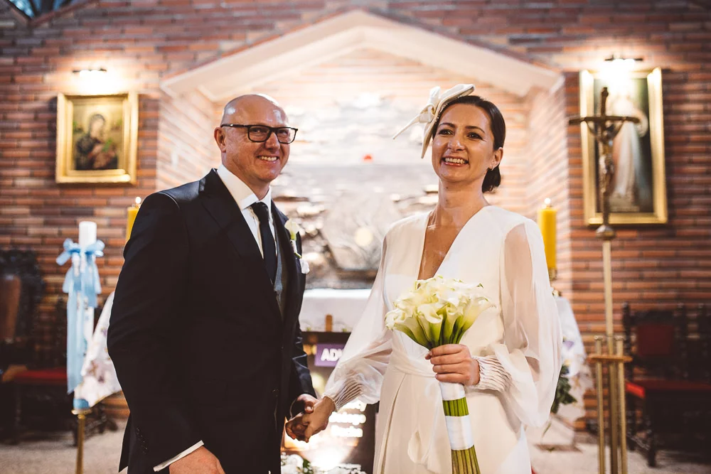 zimowy ślub w Sopocie