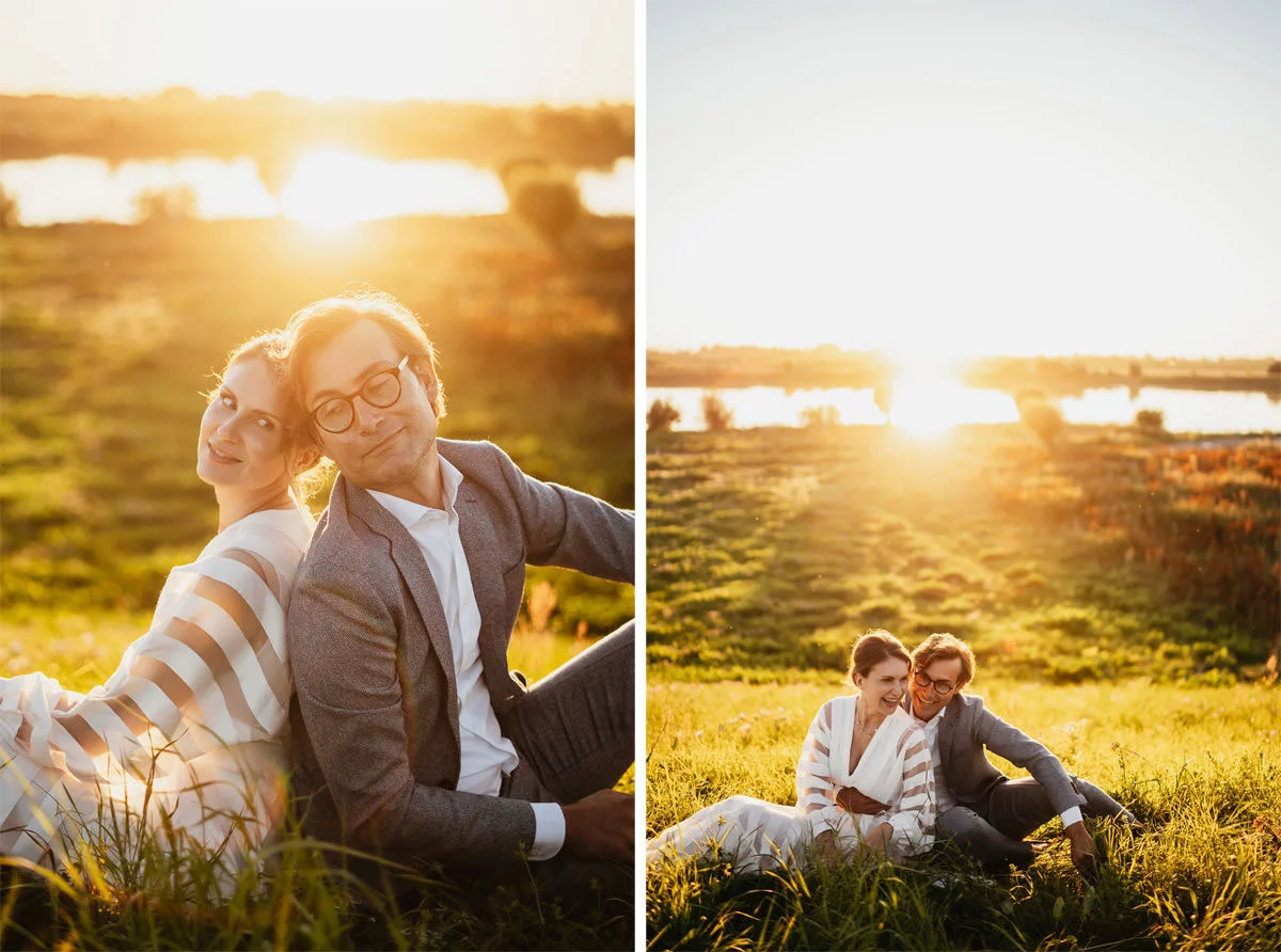 sesja ślubna na żuławach